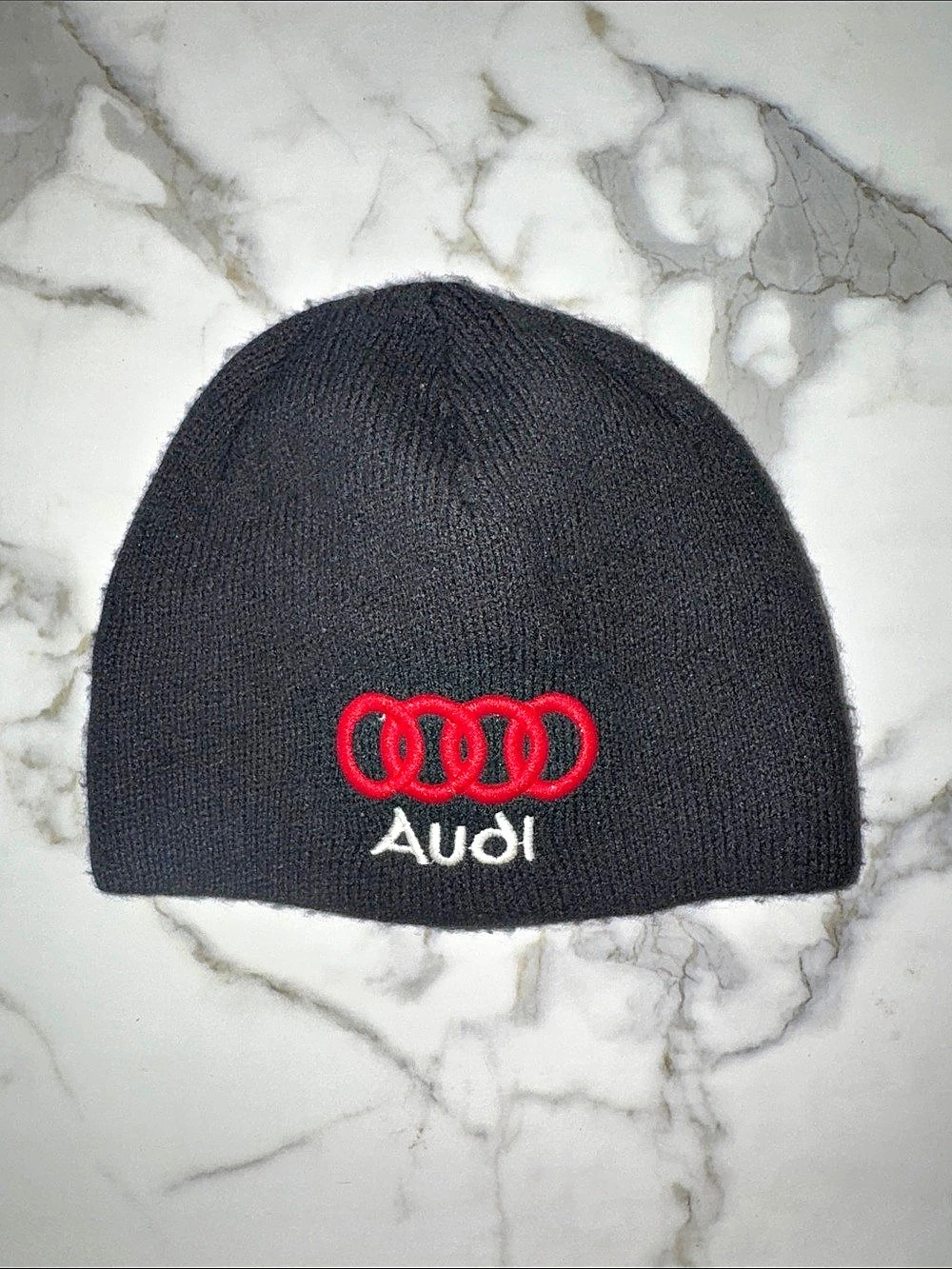 Audi Embroidered Black Beanie